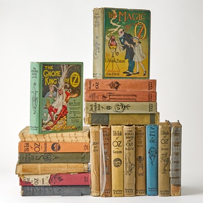Lot 59 - Mary Tyler Moore's childhood collection of Oz books