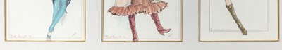 Lot 75 - Three Original Bill Hargate Costume Designs for The Mary Tyler Moore Hour
