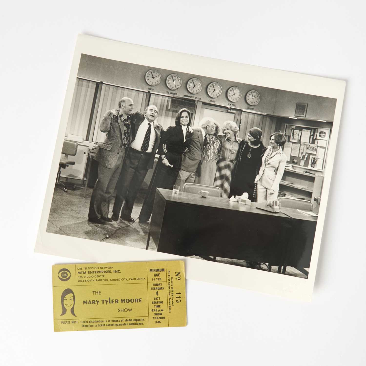 Lot 71 - Ticket to the Final Episode of the Mary Tyler Moore Show