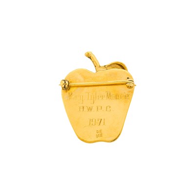 Lot 15 - Gold Apple Brooch