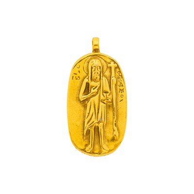 Lot 4 - The Metropolitan Museum of Art Gilt-Metal Pendant