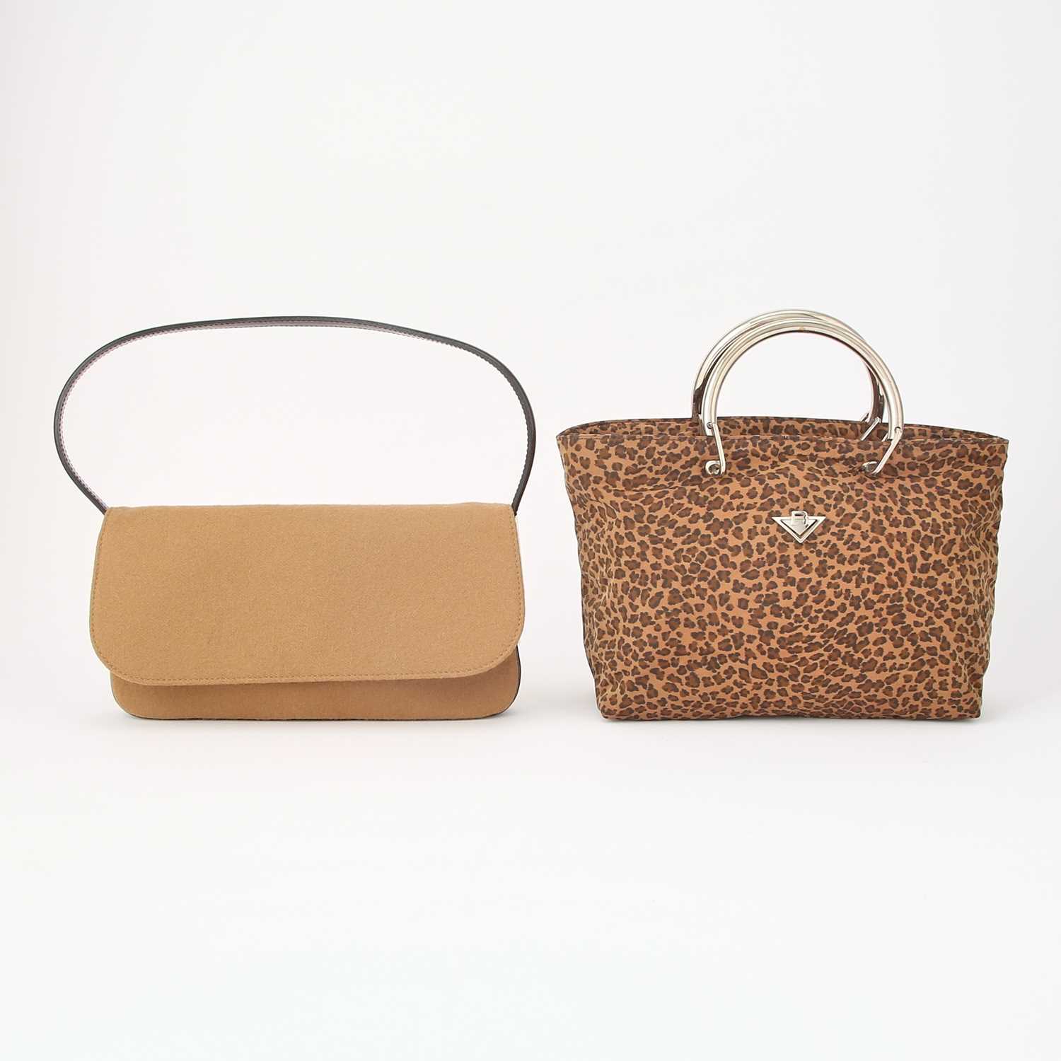 Lot 44 - Dolce & Gabbana Suede Bag and Bottega Veneta Leopard Print Bag