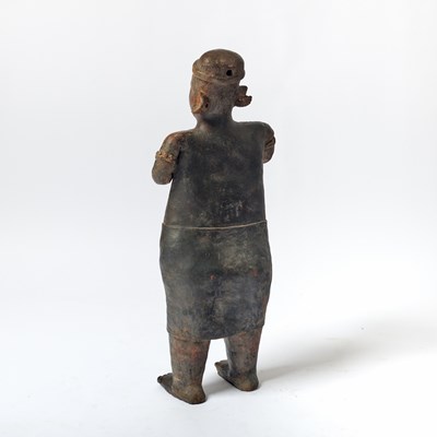 Lot 195 - Large Nayarit Pottery Standing Female Effigy