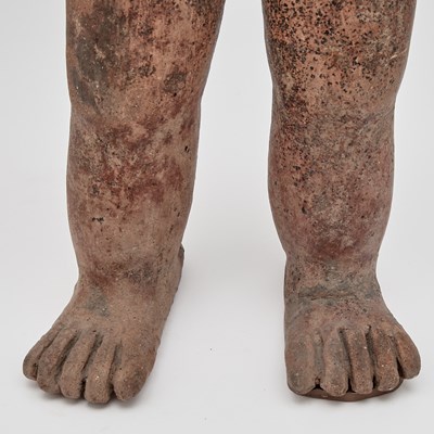 Lot 194 - Tall Colima Standing Male Figure