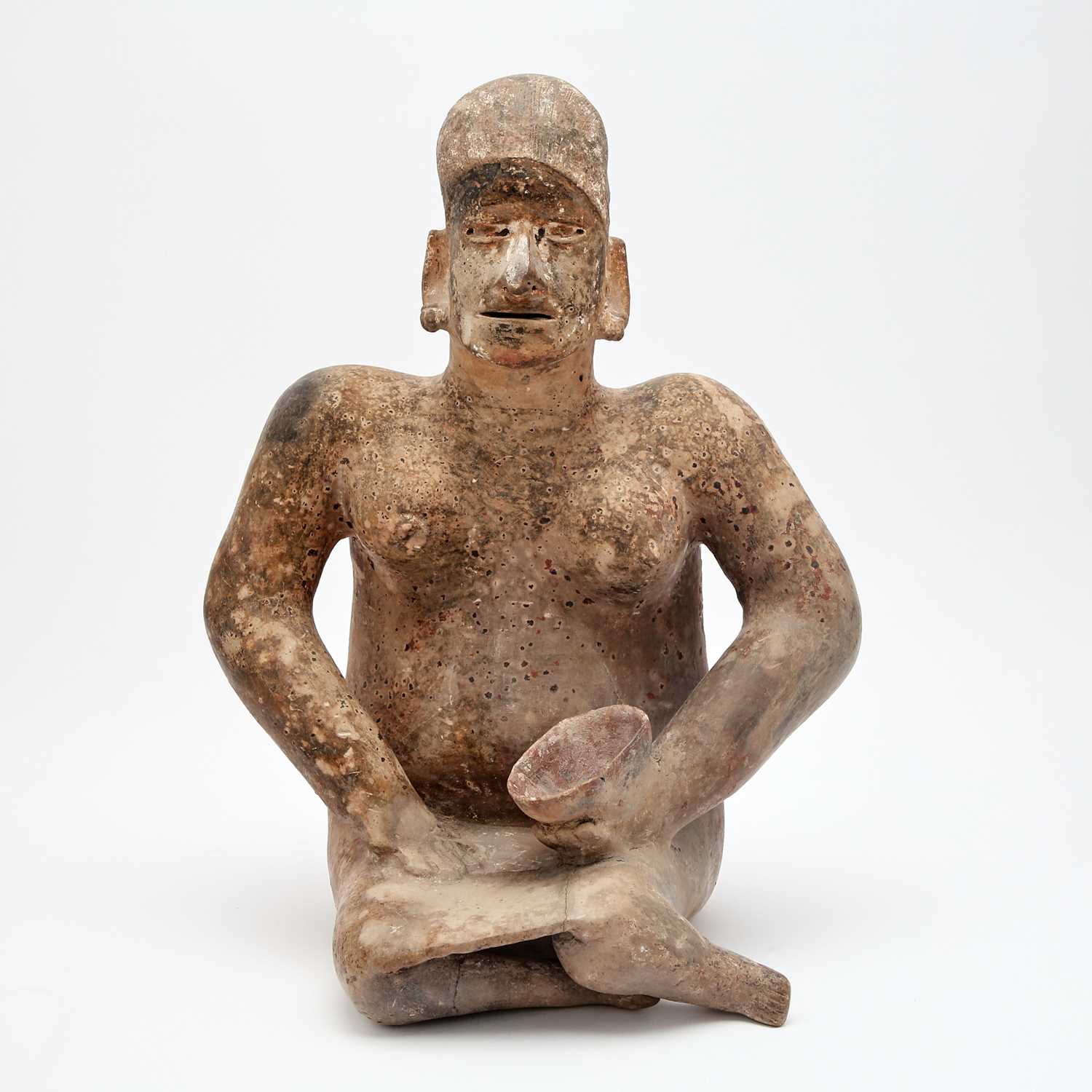 Lot 193 - Fine Jalisco Ameca Pottery Seated Female