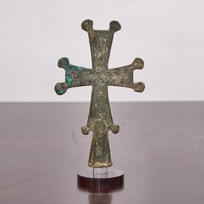 Lot 191 - Byzantine Bronze Processional Cross
