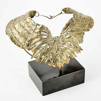 Lot 189 - Judith Brown, Brass Butterfly Collar