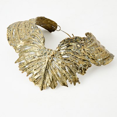 Lot 189 - Judith Brown, Brass Butterfly Collar