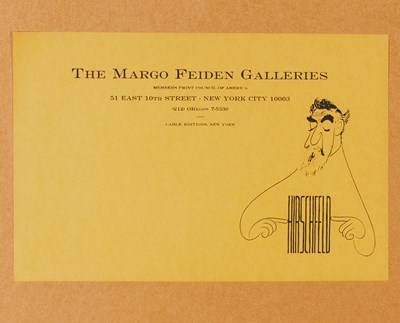 Lot 580 - Al Hirschfeld presents Tony Roberts in “Doubles”