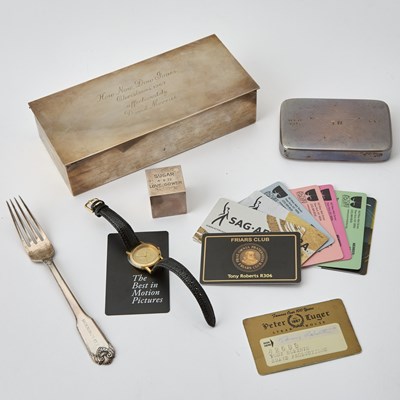 Lot 589 - A large group of awards and career memorabilia from the career of Tony Roberts