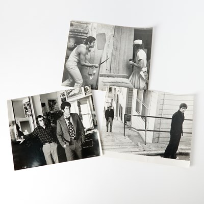 Lot 579 - Vintage photographs depicting Tony Roberts with Woody Allen and Diane Keaton
