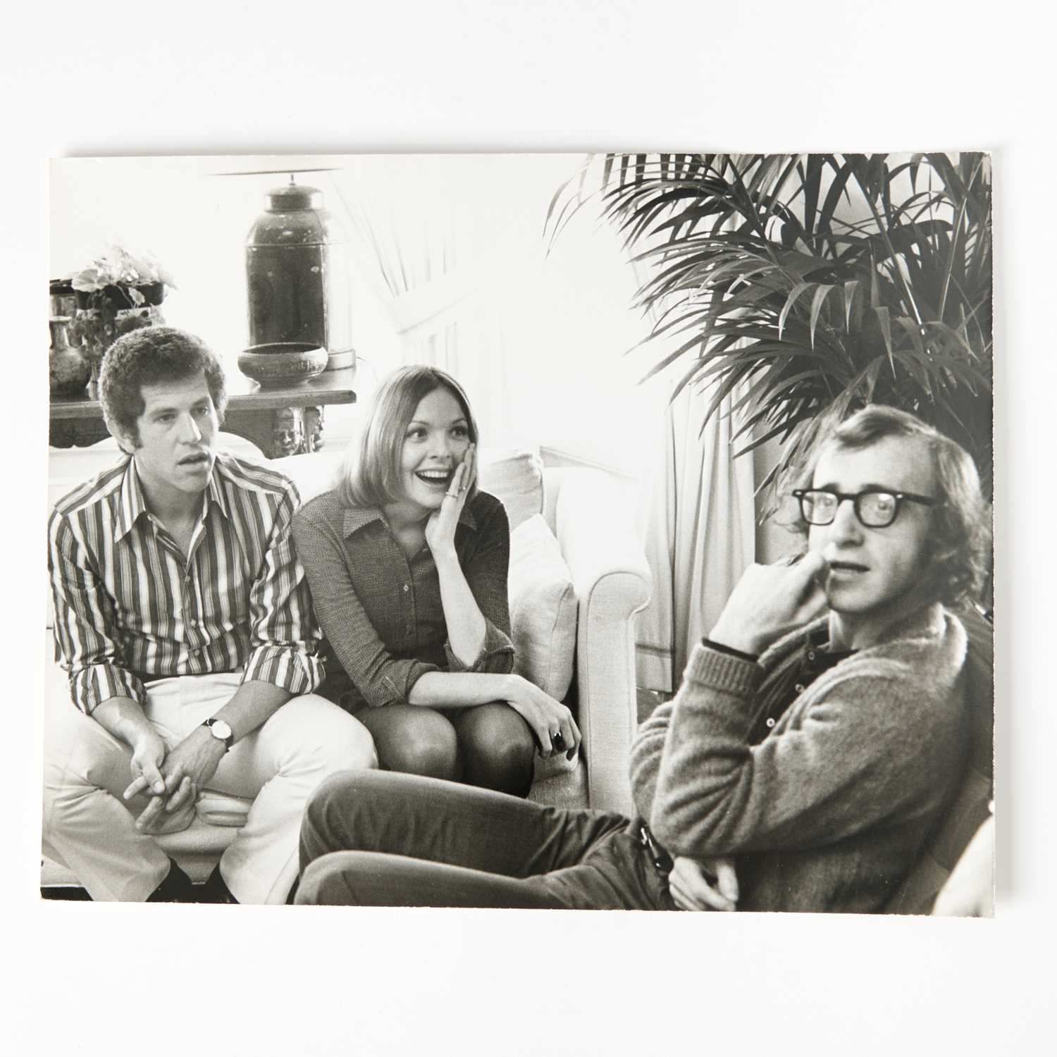 Lot 579 - Vintage photographs depicting Tony Roberts with Woody Allen and Diane Keaton