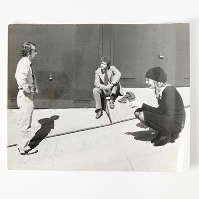 Lot 579 - Vintage photographs depicting Tony Roberts with Woody Allen and Diane Keaton