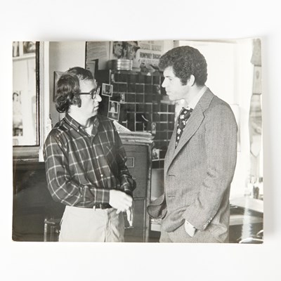 Lot 579 - Vintage photographs depicting Tony Roberts with Woody Allen and Diane Keaton