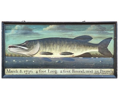 Lot Portrait of a Trophy Fish