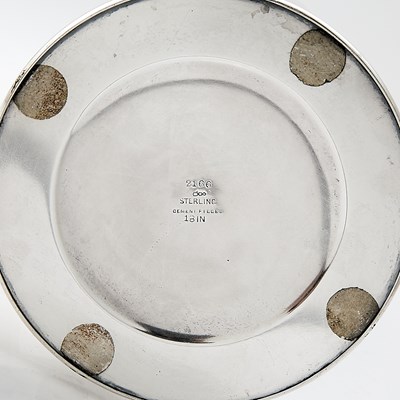 Lot 565 - Dominick & Haff Art Deco Sterling Silver Two-Handled Trophy