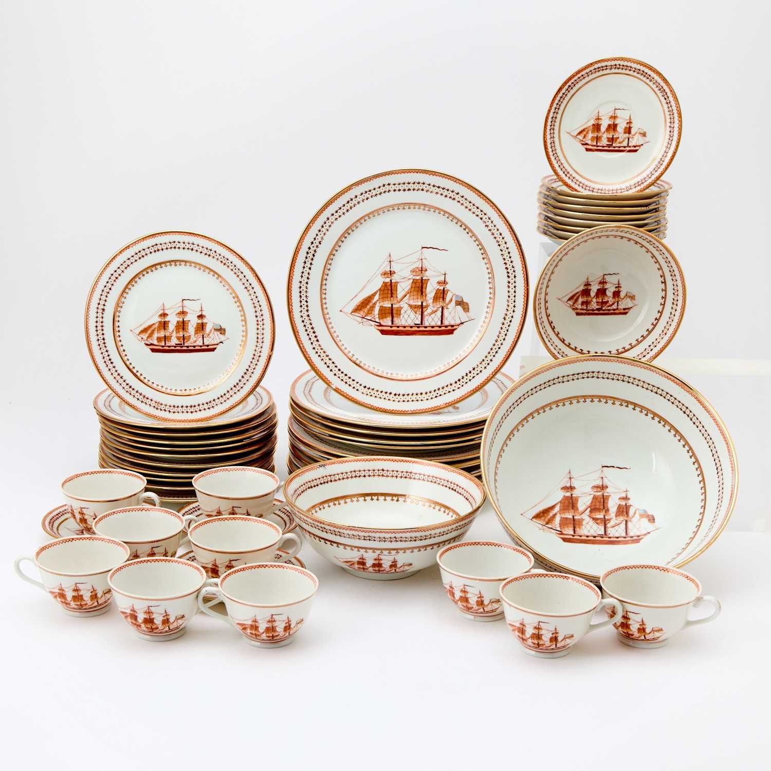 Lot 527 - Japanese Porcelain Part Dinner Service