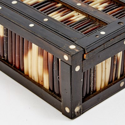 Lot 592 - Group of Six Quill Boxes