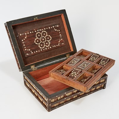 Lot 594 - Four Quill Table Articles