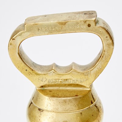 Lot 532 - Group of Five Brass Weights
