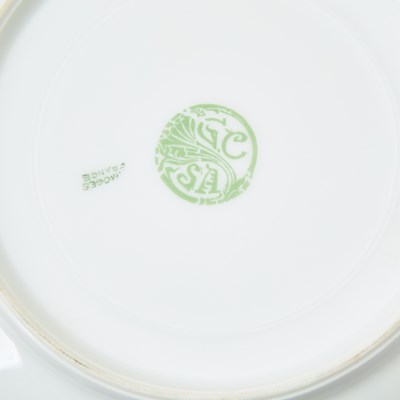 Lot 588 - Group of Gilt Decorated Porcelain Plates and Bowls