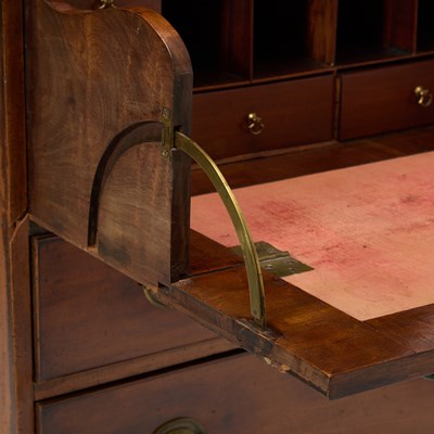 Lot 183 - George III Mahogany Secretary Bookcase