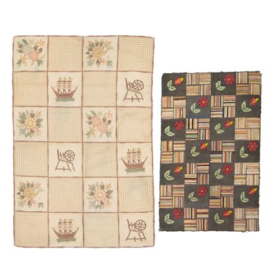 Lot 315 - Two Hooked Rugs