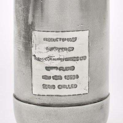 Lot 573 - Novelty Sterling Silver Vodka Bottle Cocktail Shaker