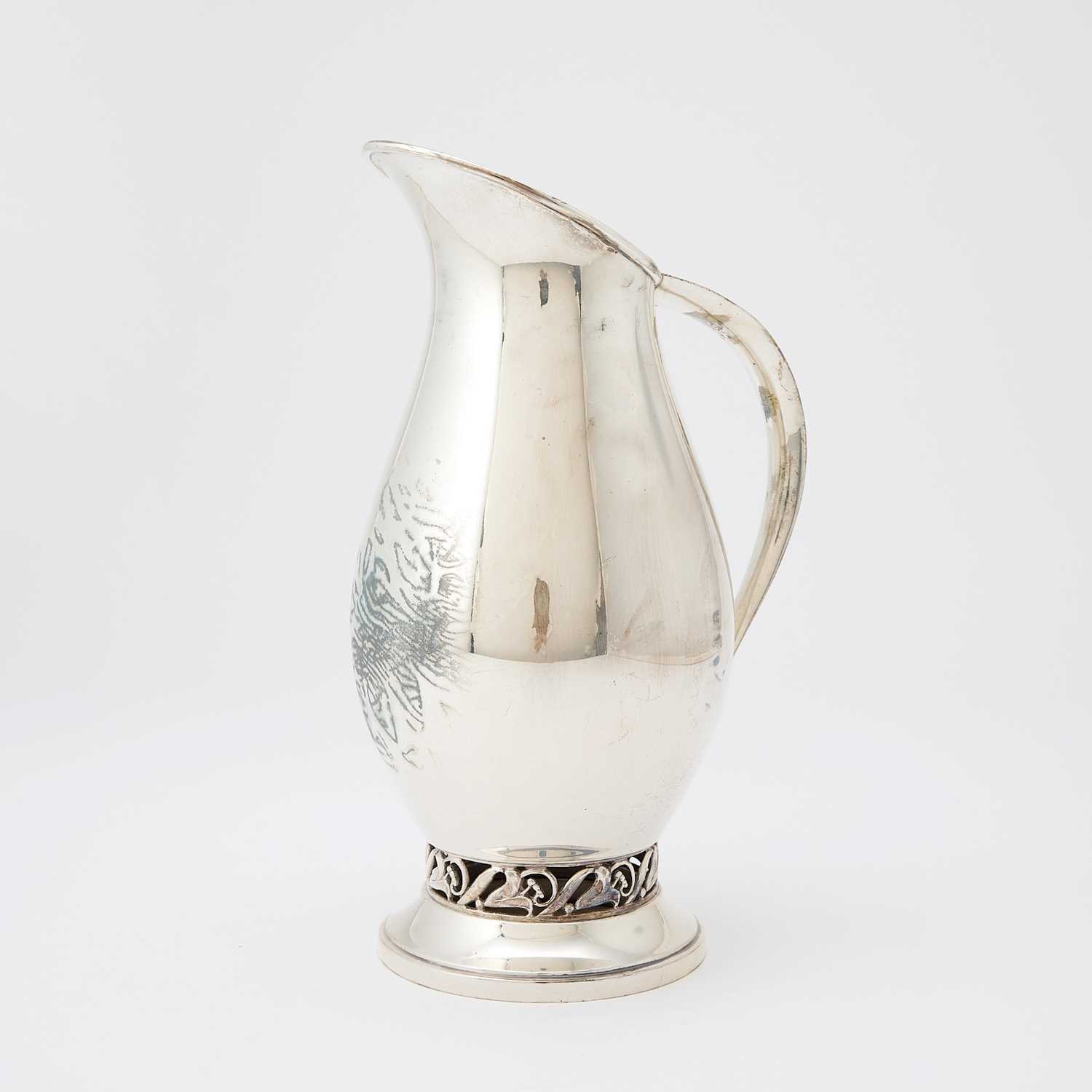 Lot 570 - Durham Silver Co. Sterling Silver Water Pitcher