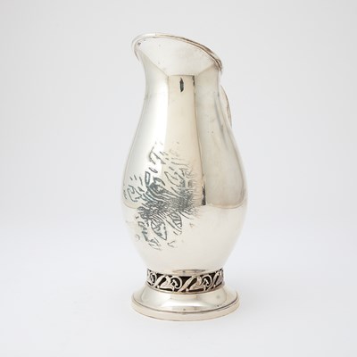 Lot 570 - Durham Silver Co. Sterling Silver Water Pitcher