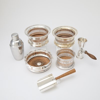 Lot 522 - Group of Silver Plated Barware