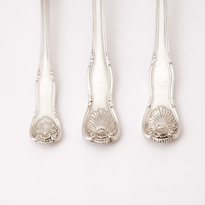 Lot 134 - Assembled Victorian Sterling Silver Flatware and Dessert Service