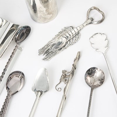 Lot 560 - Group of Silver Plated Barware Articles