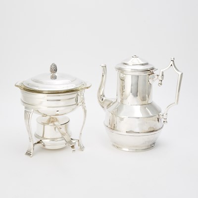 Lot 552 - Group of Silver Plated Table Articles