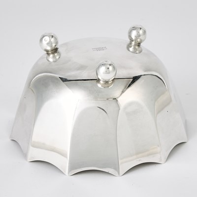 Lot 566 - Tiffany & Co. Sterling Silver Fluted Footed Bowl
