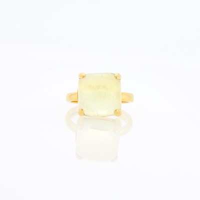 Lot 2033 - Tiffany & Co., Paloma Picasso Gold and Lemon Quartz Ring