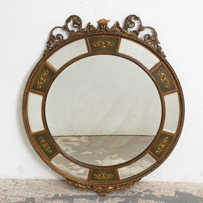 Lot 252 - Circular Metal Mirror