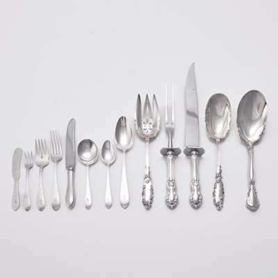 Lot 136 - Dominick & Haff Sterling Silver Flatware Service