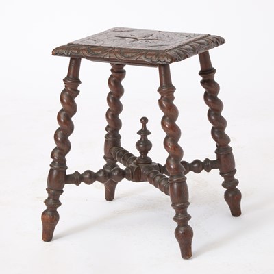 Lot 457 - Early Victorian Irish Marquetry-Inlaid Yew Wood Davenport Desk