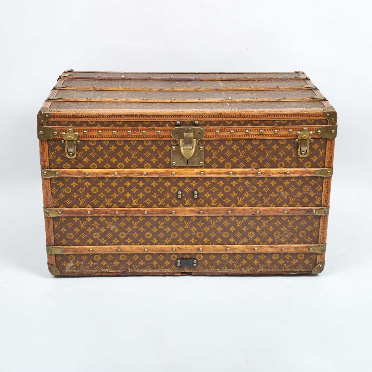 Lot 378 - Louis Vuitton Monogram Canvas Steamer Trunk