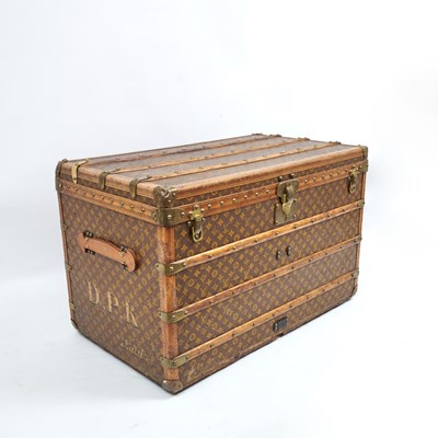 Lot 378 - Louis Vuitton Monogram Canvas Steamer Trunk