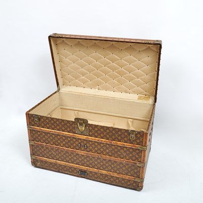 Lot 378 - Louis Vuitton Monogram Canvas Steamer Trunk