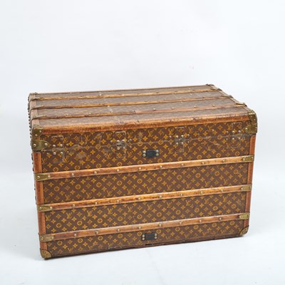 Lot 378 - Louis Vuitton Monogram Canvas Steamer Trunk