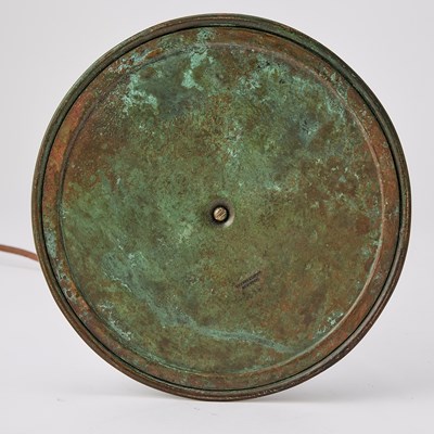 Lot 679 - Tiffany Studios Bronze and Leaded Glass 'Feather’ Table Lamp