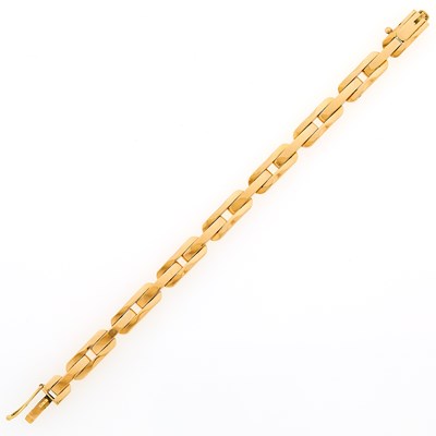 Lot 2086 - Gold Link Bracelet