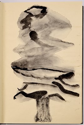 Lot 101 - An erotic artist's book illustrated by Francesco Clemente, with an original watercolor