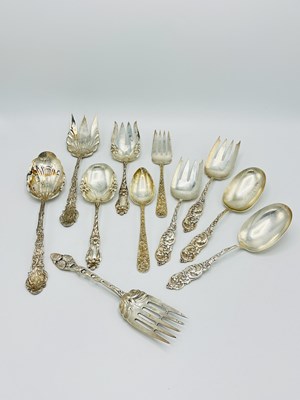 Lot 1253 - Group of American Sterling Silver Serving Pieces