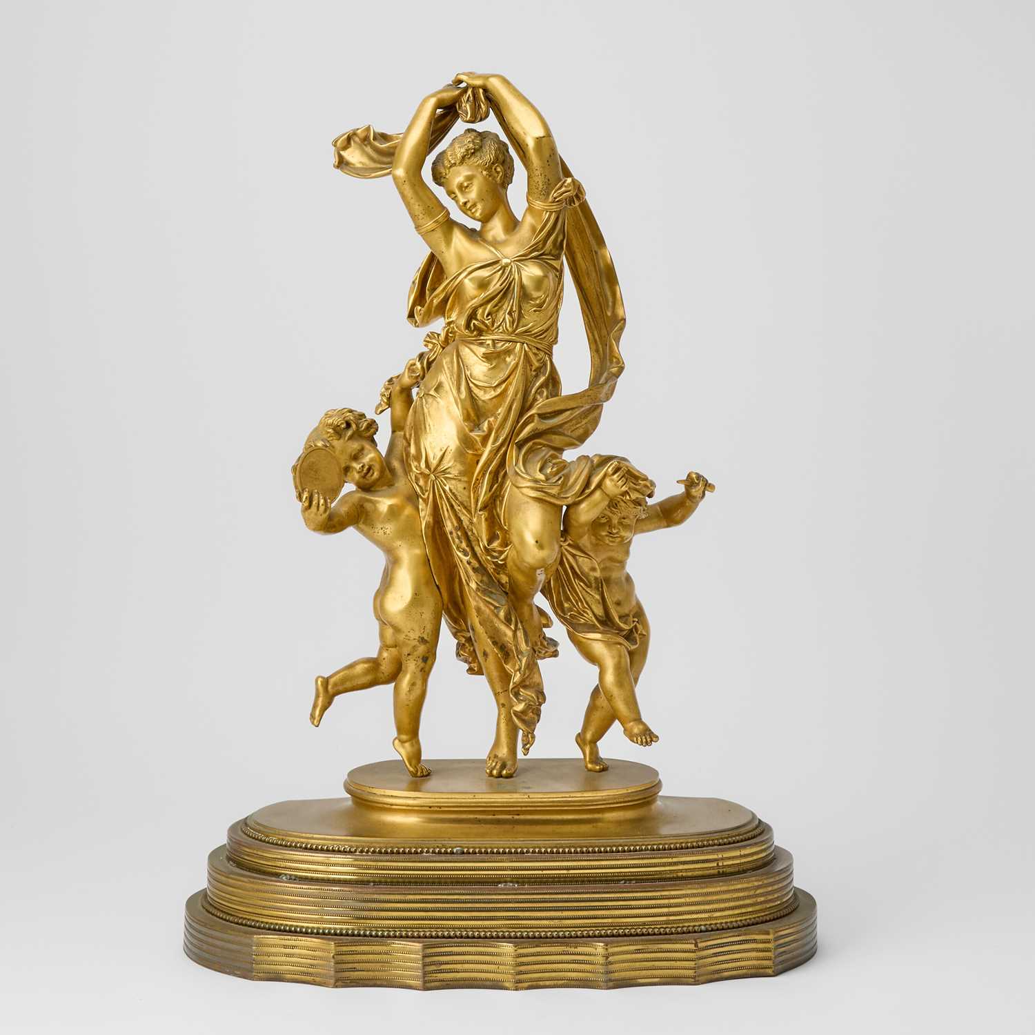 Lot 375 - French Bronze Model Entitled Festival Bound / Allegorie de la danse