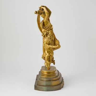 Lot 375 - French Bronze Model Entitled Festival Bound / Allegorie de la danse