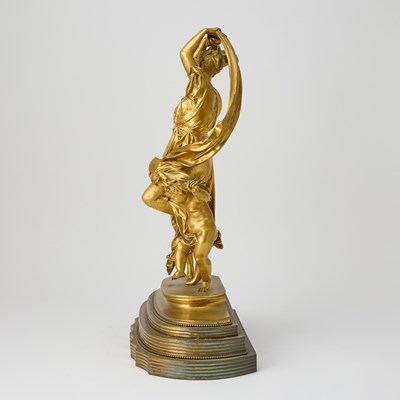 Lot 375 - French Bronze Model Entitled Festival Bound / Allegorie de la danse